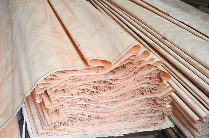 Peach blossom core veneer